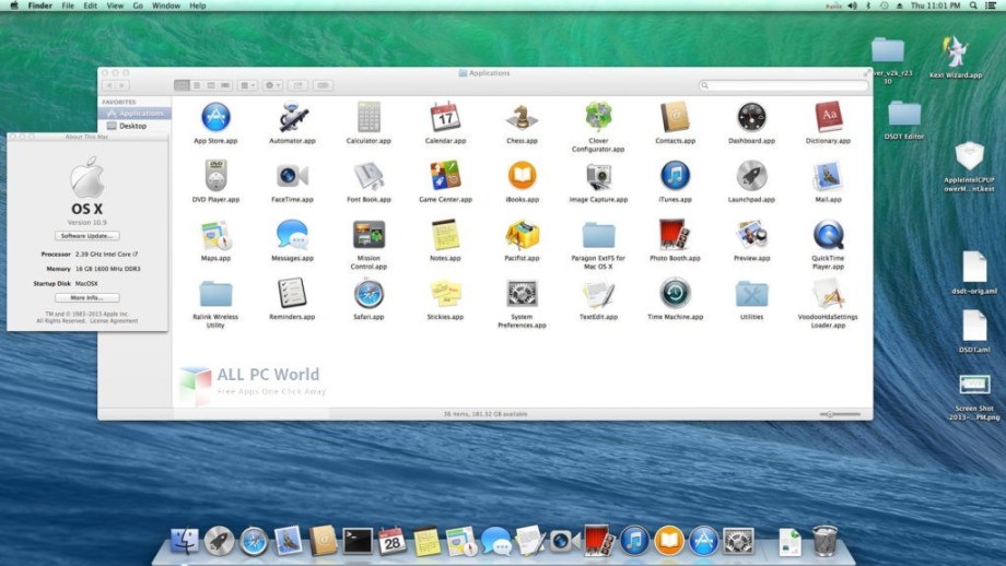 mac os x mavericks 10.9 bootable installer download